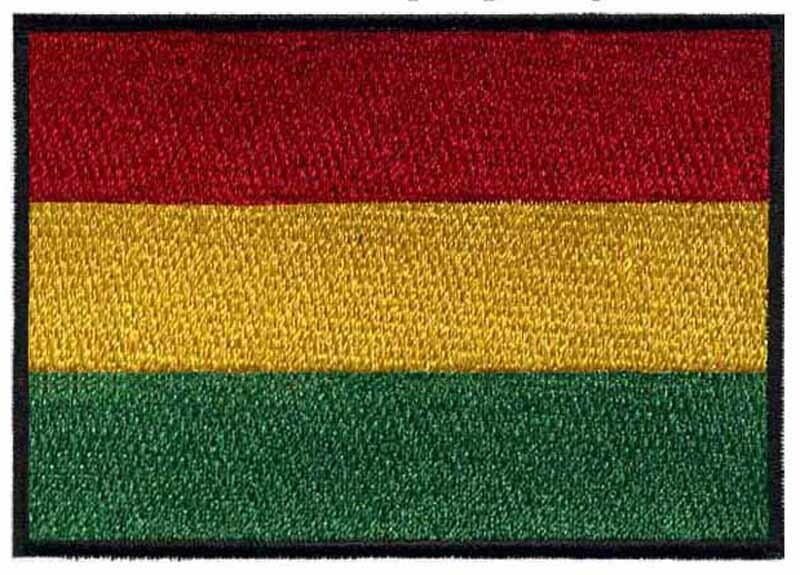 BOLIVIA Flag Iron on Sew on Patch