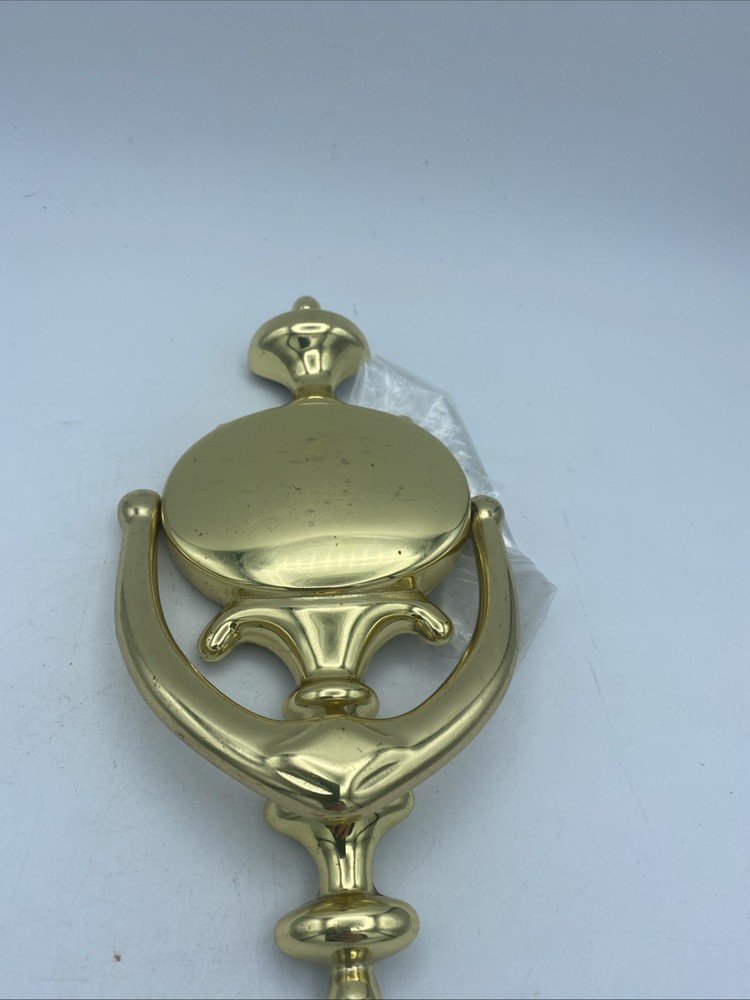 Brass Door Knocker 9” No Hardware