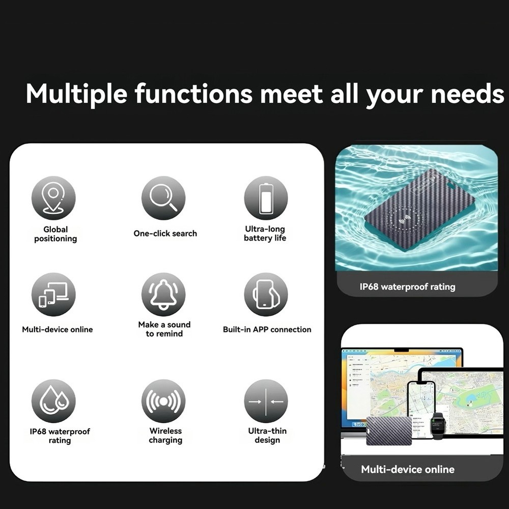 Thin Tracker Tag for Find My Thin Tracker K7X89890