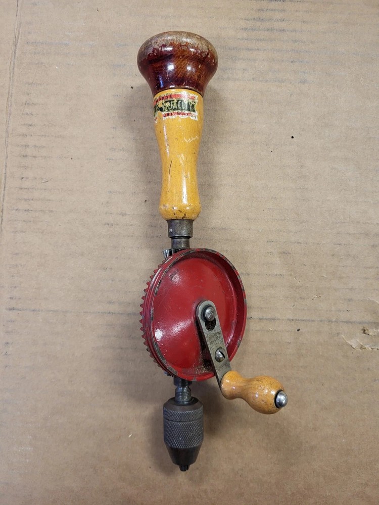 Antique Wards Master Quality Hand Drill Vintage