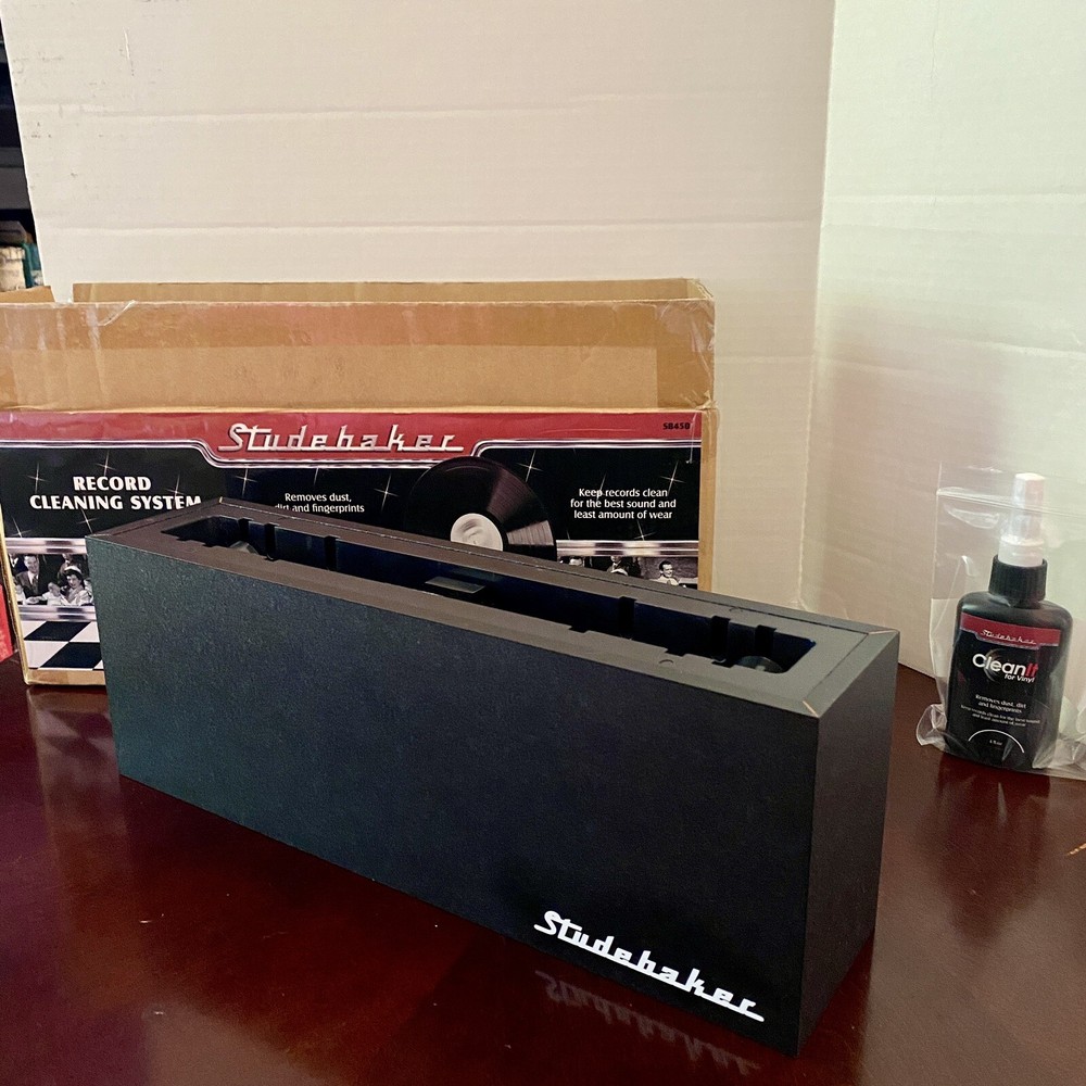 Studebaker Record Cleaning System Original Box For Vinyl Records