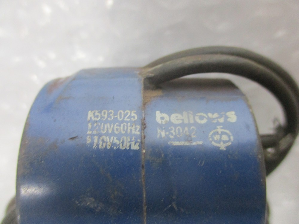 BELLOWS K593-025 COIL 110/120V UNMP