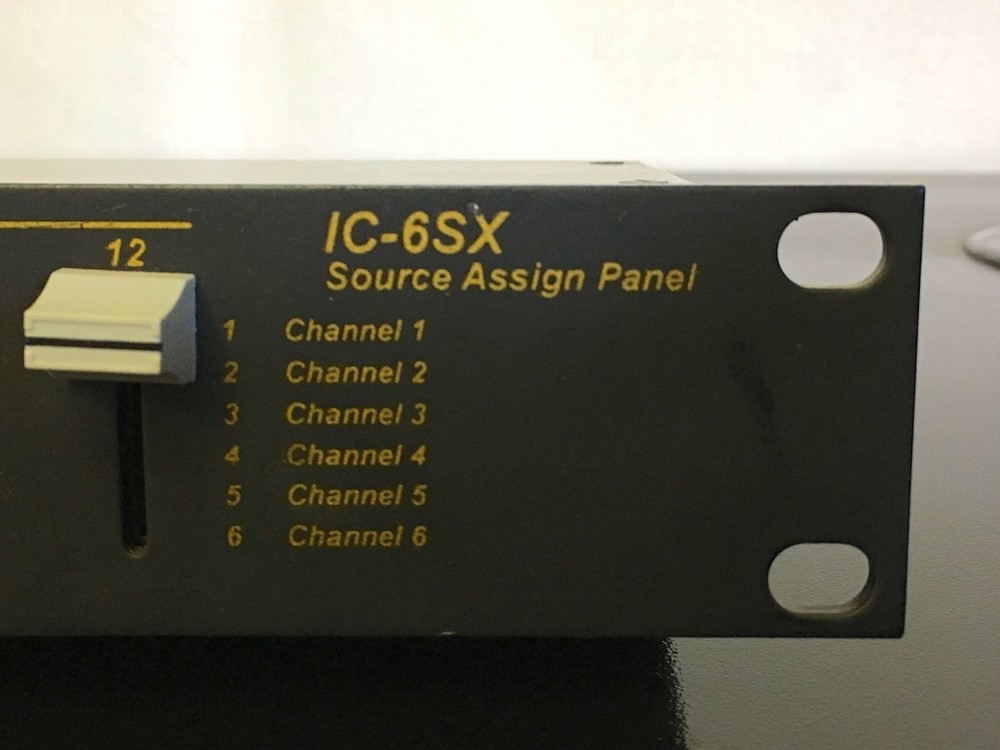 Telex Audiocom IC-6SX Source Assign Panel