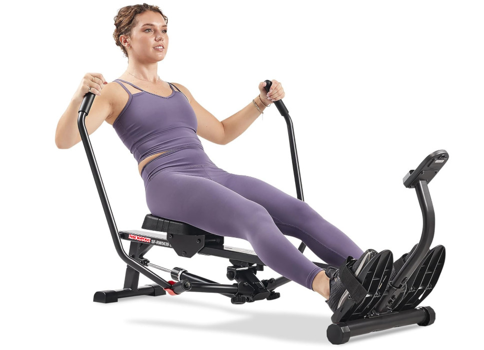 Smart Compact Full Motion Rowing Machine, Full-Body Workout, Low-Impact