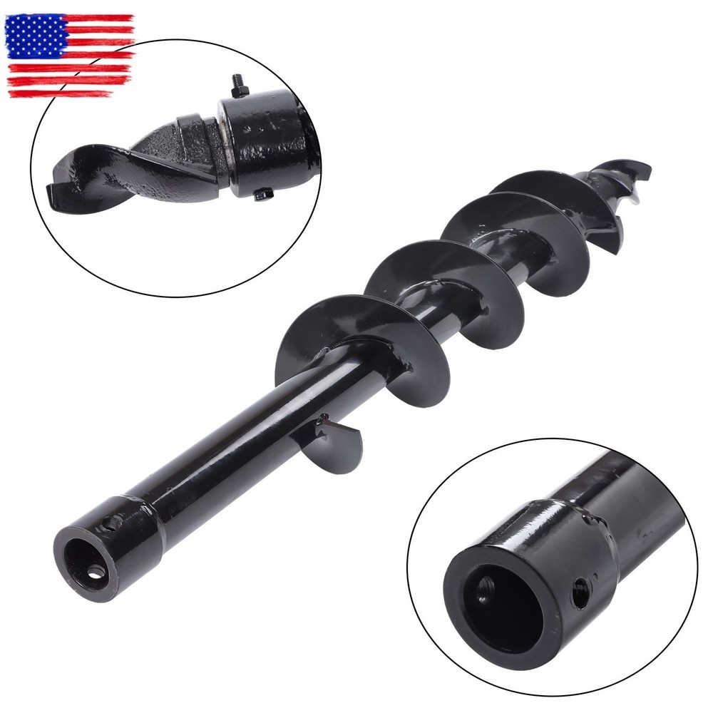150mm diameter Auger Post Hole Attachment for mini excavator W/ Drill bit & pipe