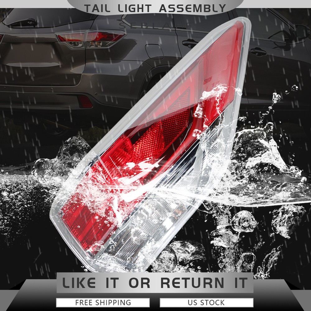 For Toyota Highlander 2014-2016 Outer Tail Light Assembly Passenger Right Side