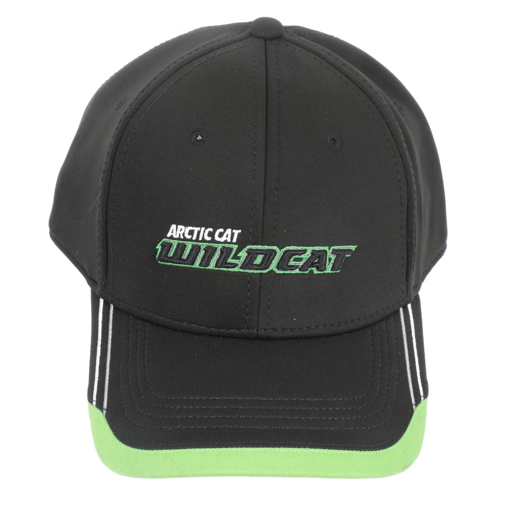 Black and Green Wildcat Cap