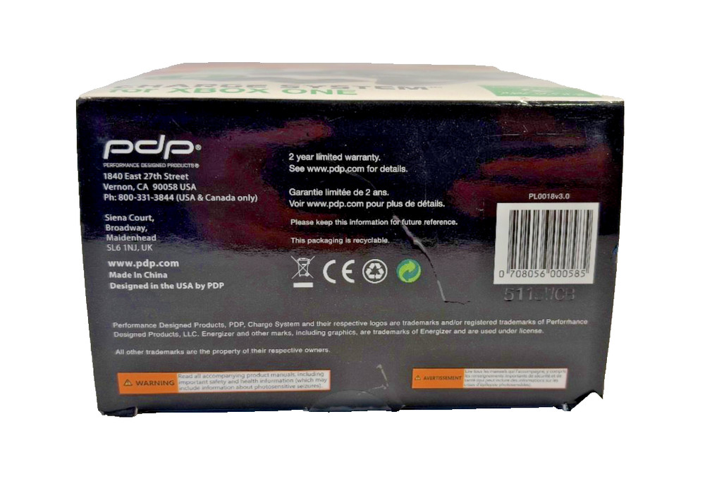 Xbox One Black Dual Controller – PDP Gaming