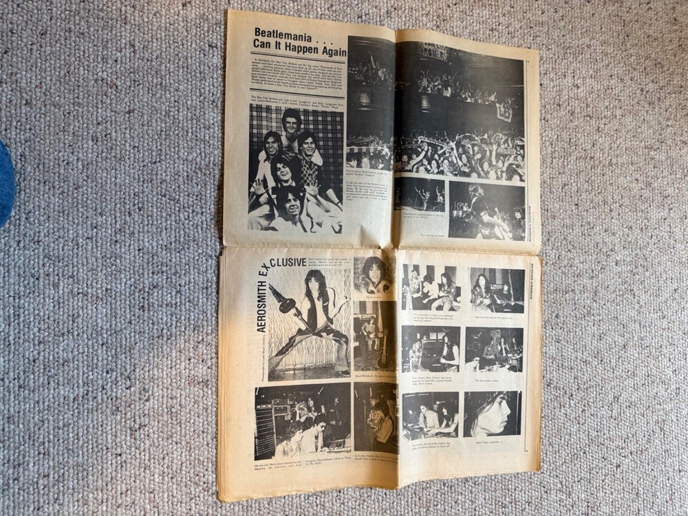 1977 Rock Scene Backstage SCRAPBOOK # 1