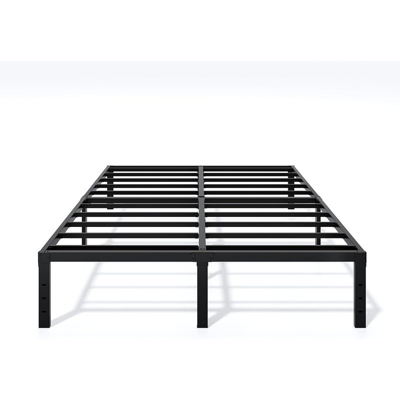 Sturdy Metal Full Bed Frame Noise Resistant Easy Assembly Space Saving Design US