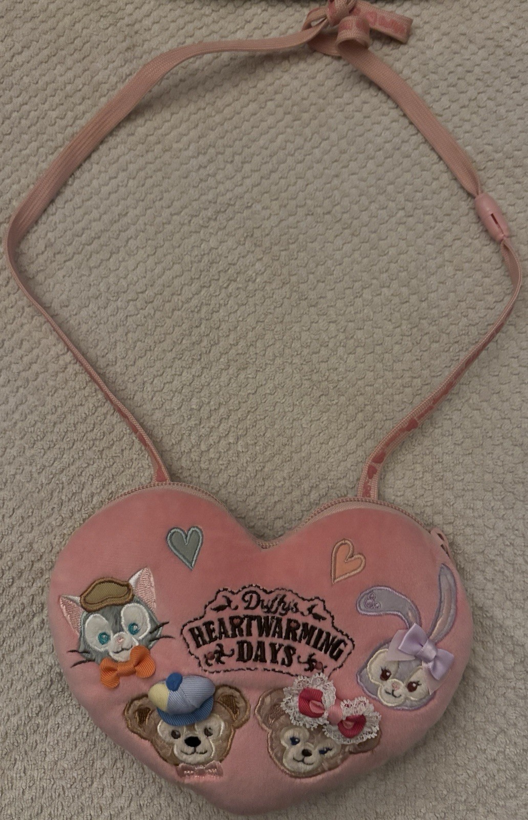 Disney Sea Duffy Heart Warming Days shoulder bag Pass Case Coin Case Pink Tokyo