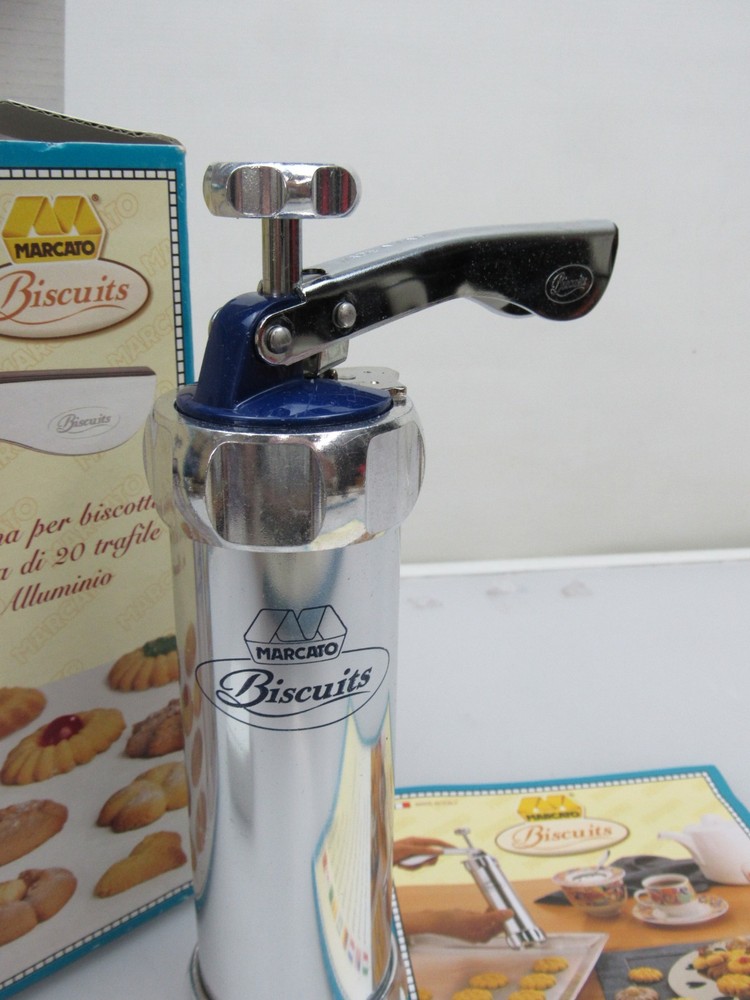 Marcato Biscuits Cookie Press Italy 20 Discs