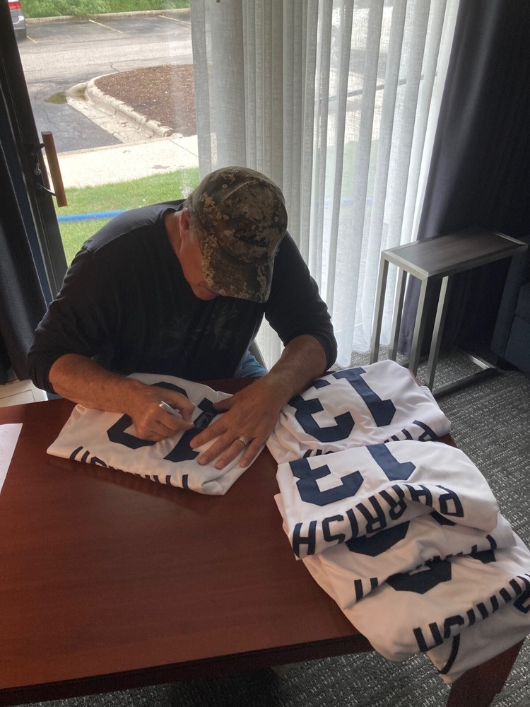 Tigers Lance Parrish signed Jersey WCOA