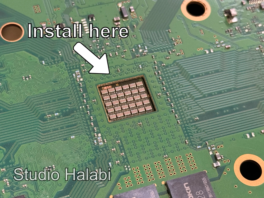 PS3 CPU Brace - ABS - For 65nm CELL Processors - Safe Alternative to Eraser Mod