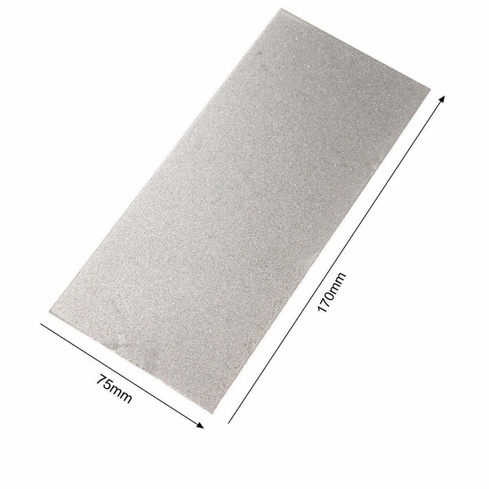 Professional Rectangle 80 Grit Diamond Knife Sharpening Stone Whetstone Hot