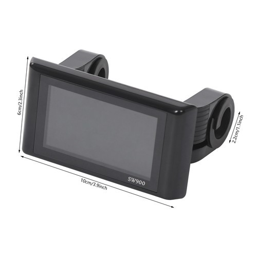 LCD Display Electric Bicycle Display Screen E-Bike Multicolor Screen Rectangle