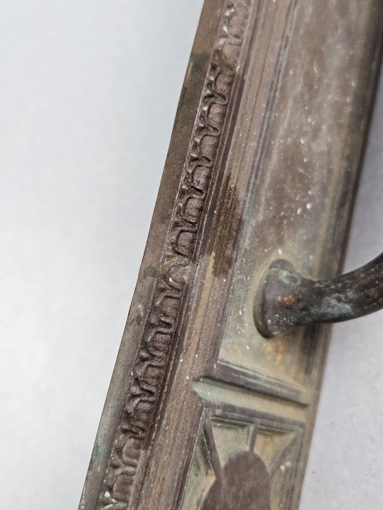 Antique Copper Door Handle Large