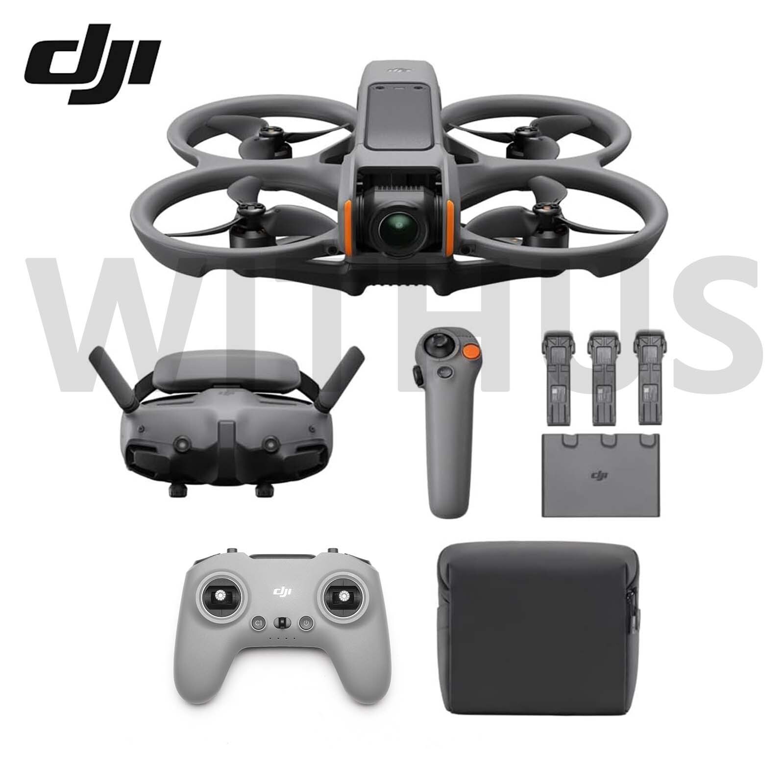 DJI Avata 2 Fly More Combo Camera Drone + FPV Controller 3+RC Motio 3+Goggles 3