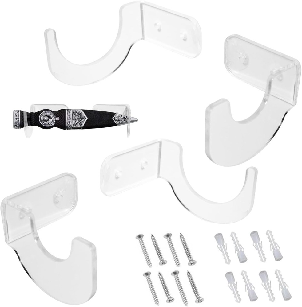 Sword Wall Mount, Lightsaber Stand, transparent