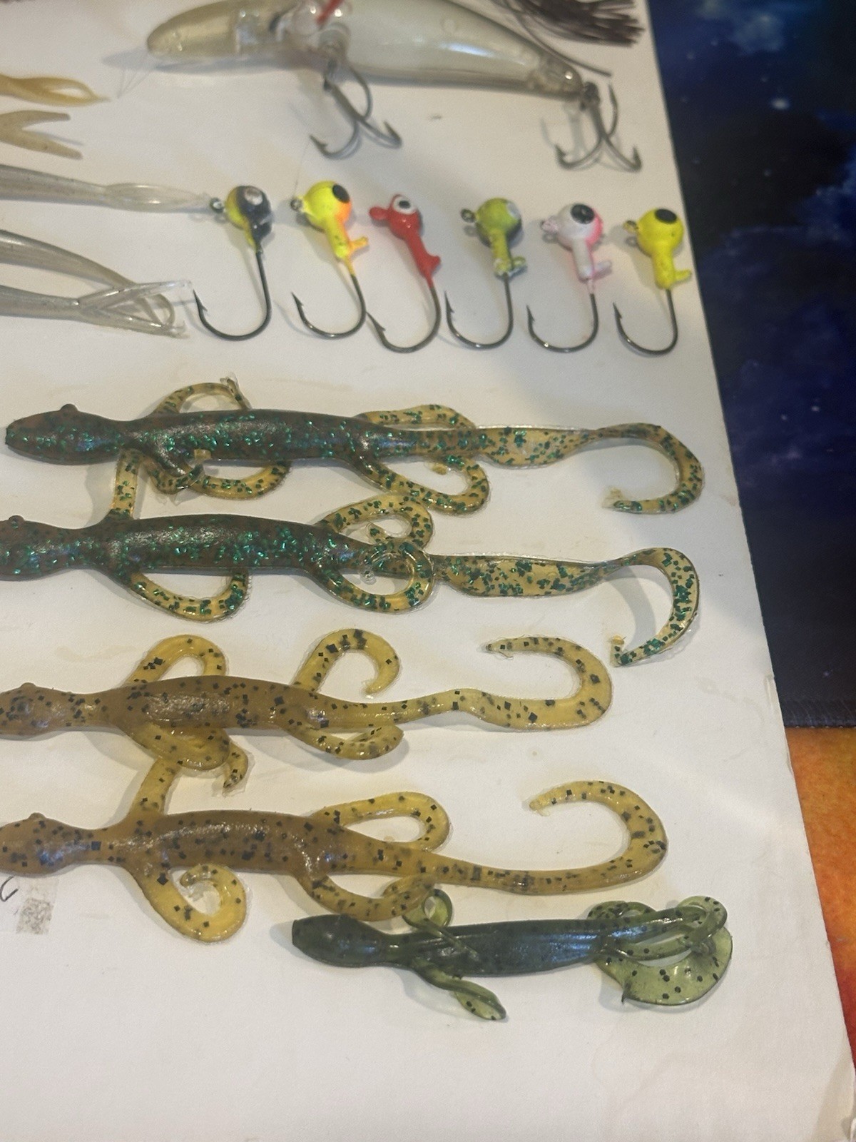 Fishing Lures, Tackle Box And Accessories Lot
