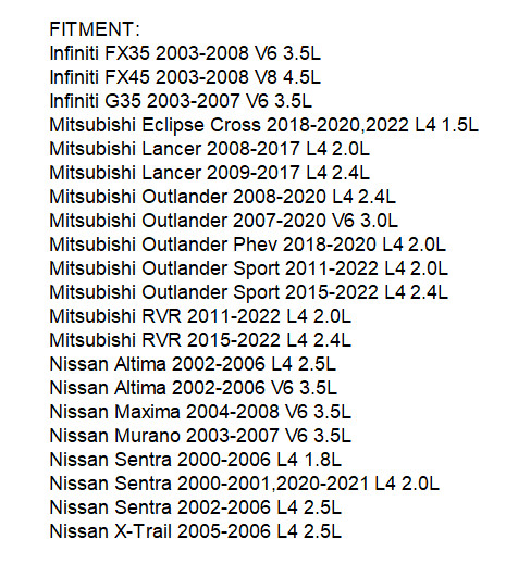 Cabin Air Filter For Mitsubishi RVR Outlander Sport 2011-2022 2.0L 2.4L FCAF1792