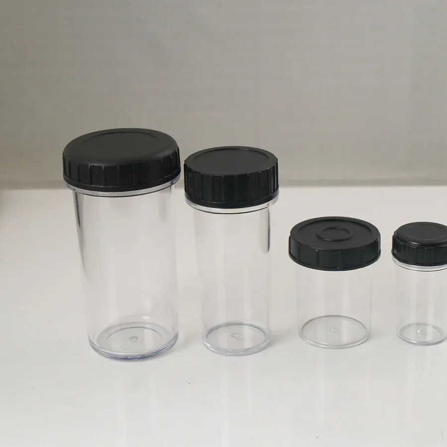 2pc Microscope Objective Lens Storage Protection Box RMS / M25 /M26 / M27 Thread