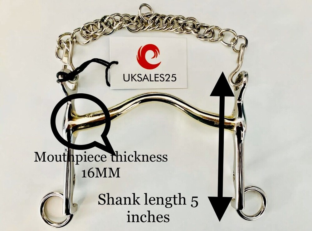 Weymouth Bradoon Bridle Bits Set GS & SS (UKSALES25®) *SAME DAY DISPATCH*