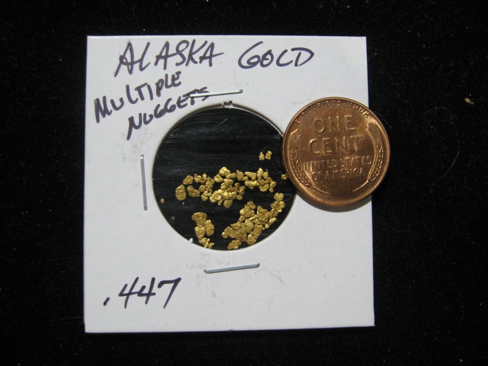 ALASKA GOLD NUGGETS .447 GRAM