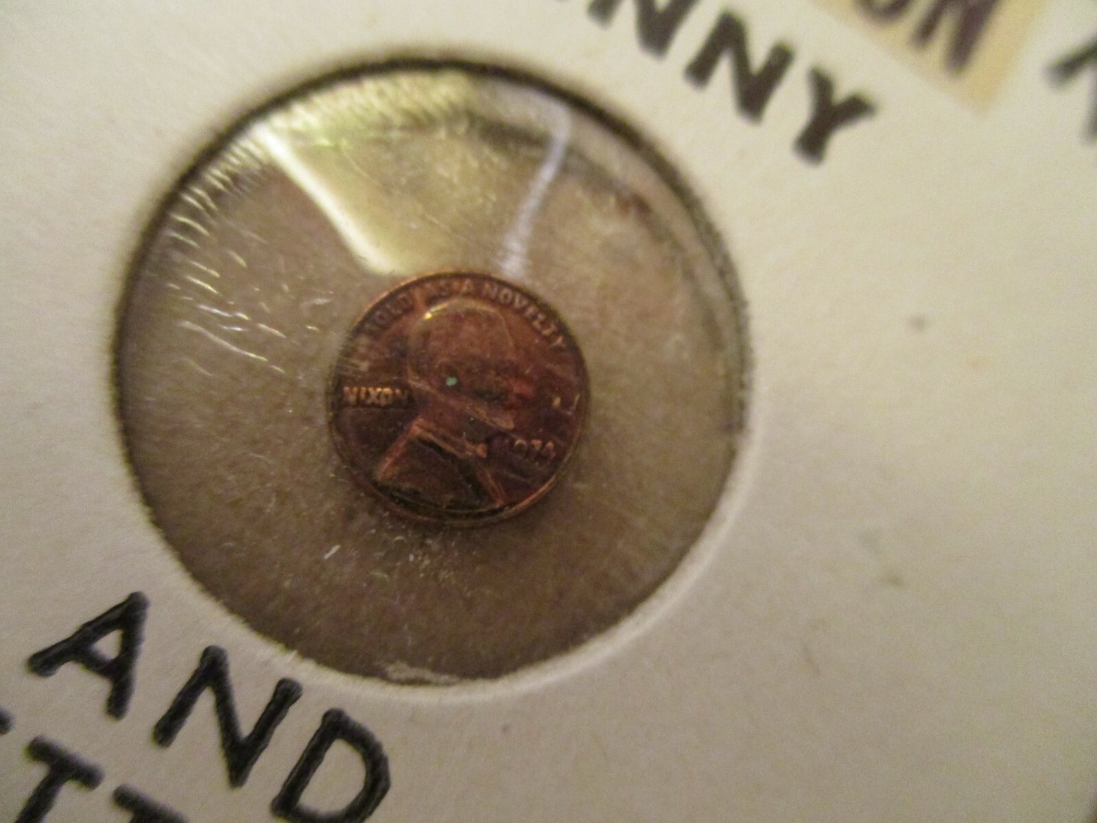 Richard Nixon Inflation Penny Cent 1974 Coin Campaign Presidential President 1c