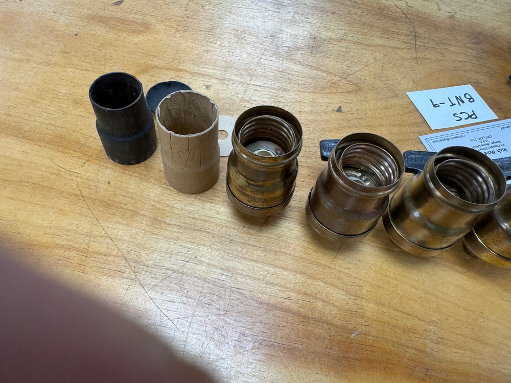 Paul Crist Studios: #10 BRYANT (dated 1907) Socket Shells & Paddles, Tiffany