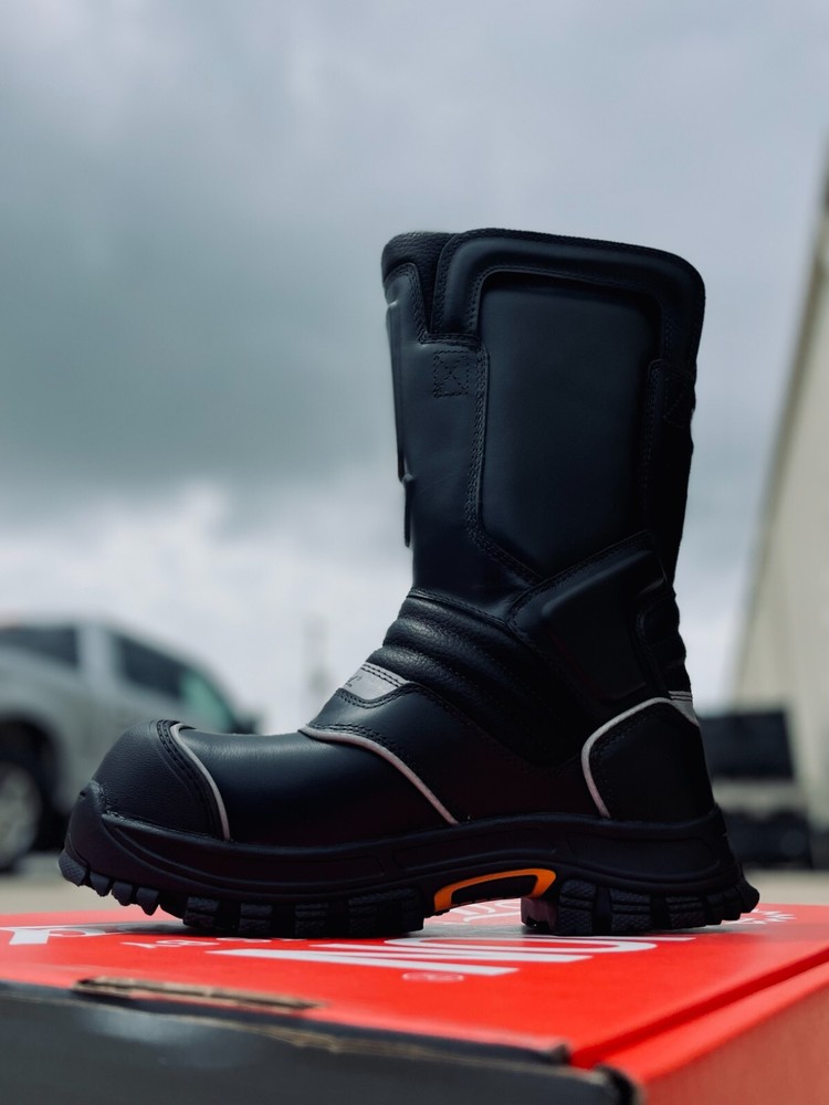 QR14™ –14" Pull-On Leather Structural Thorogood Boot (Size: 11.5W)