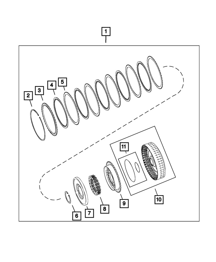 Genuine Mopar Clutch Spring 68146267AA