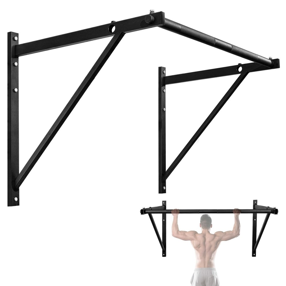 Yes4All Heavy Duty Wall Mounted Pull Up Bar – Multi-Grip Pull Ups / Pull Up B...