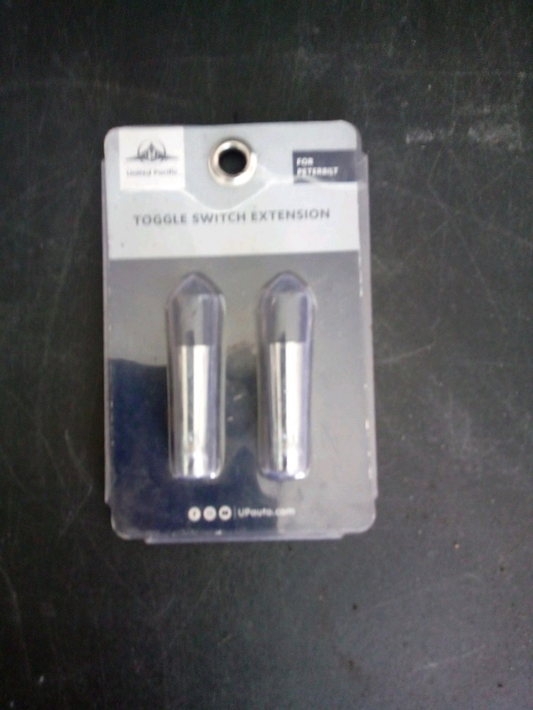 Toggle Switch Extension Chrome Metal Lever Extender 2 Pack Universal