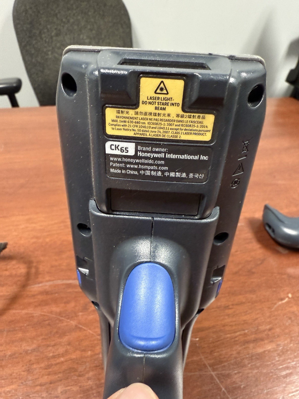 Honeywell CK65 Lon-AMN210F Mobile Computer with Pistol Grip Kit