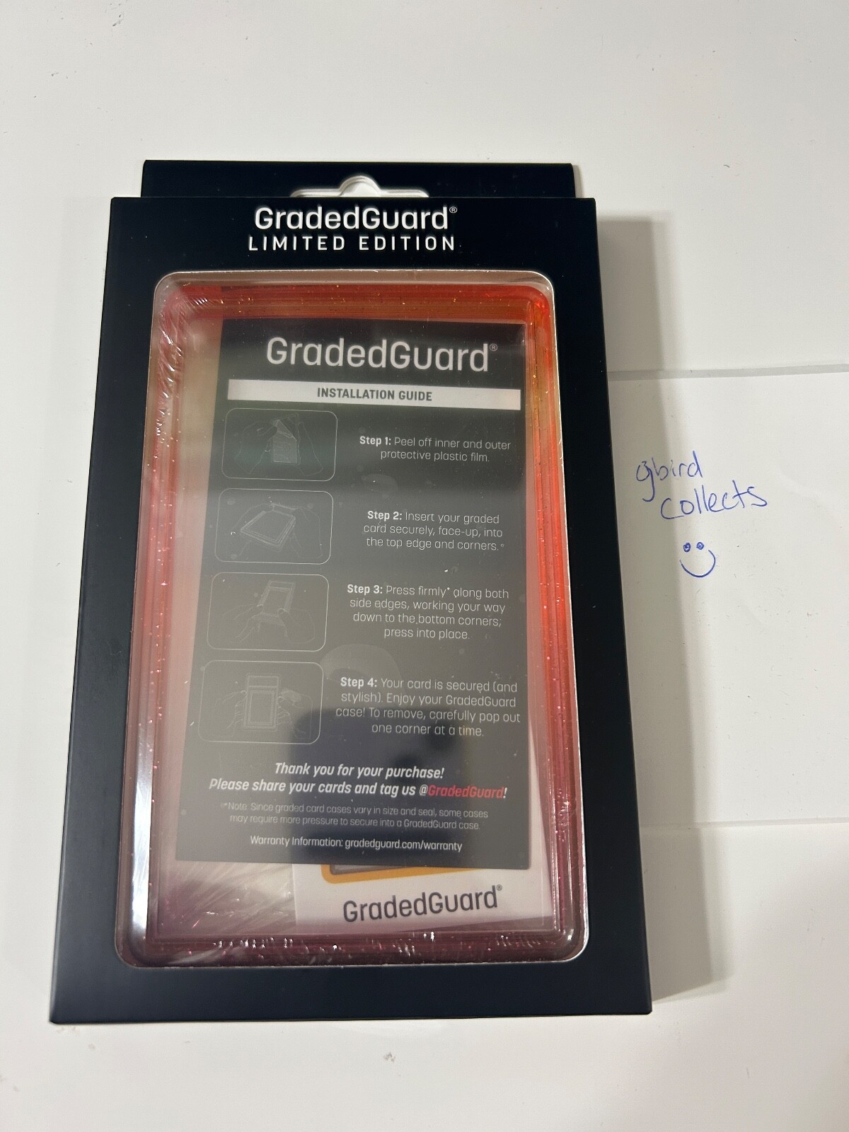 GradedGuard PSA Graded Card Case Guard Protector SUNSET V2 Limited Edition