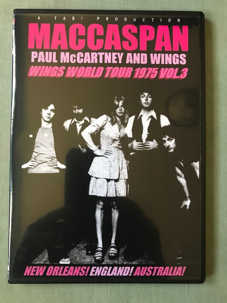 Paul McCartney - Macaspan Vol. 3 - Wings World 1975 DVD