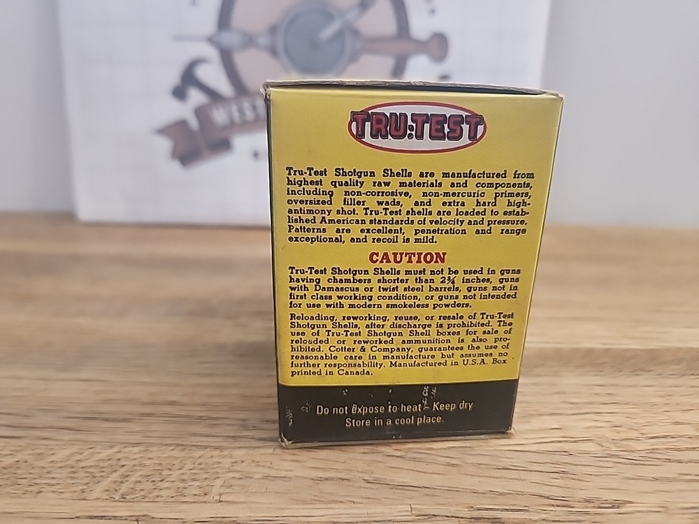 TRU-TEST 20GA SHOT SHELL LONG RANGE BOX EMPTY