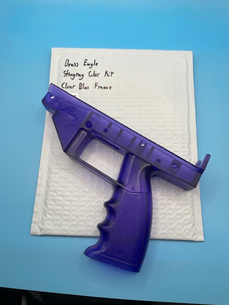 Brass Eagle Stingray Color Kit Clear Blue Frame