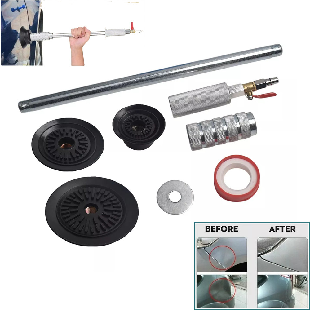 Air Pneumatic Suction Dent Puller Slide Hammer Pulling Car Body Repair Work Tool