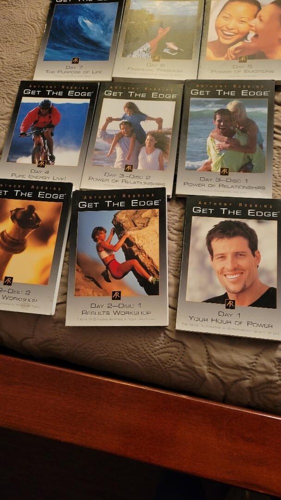 ANTHONY ROBBINS TWO SETS "GET THE EDGE"