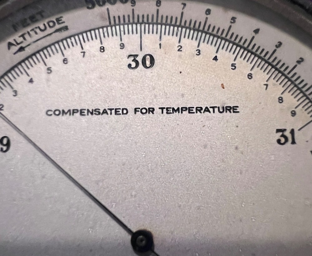 Vintage Taylor Pocket Barometer Altimeter