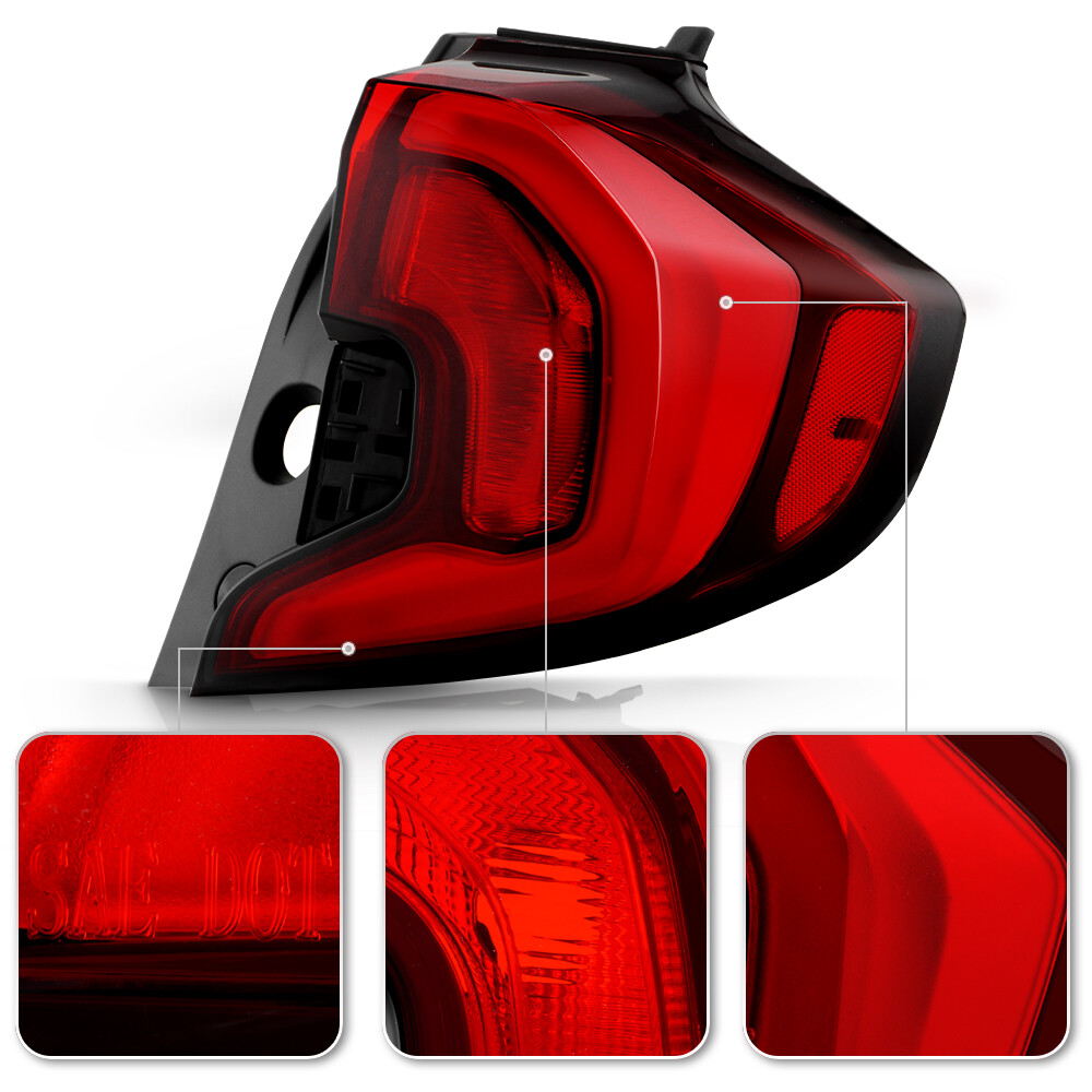 Replacement For 2018-2021 GMC Terrain SLE/SLT Outer LED Tail Light Passenger RH