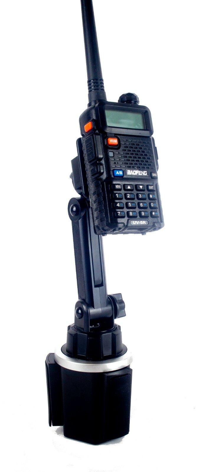 Car Cup Holder Mount for BaoFeng Radioddity Arcshell Icom Kenwood Yaesu HH Radio