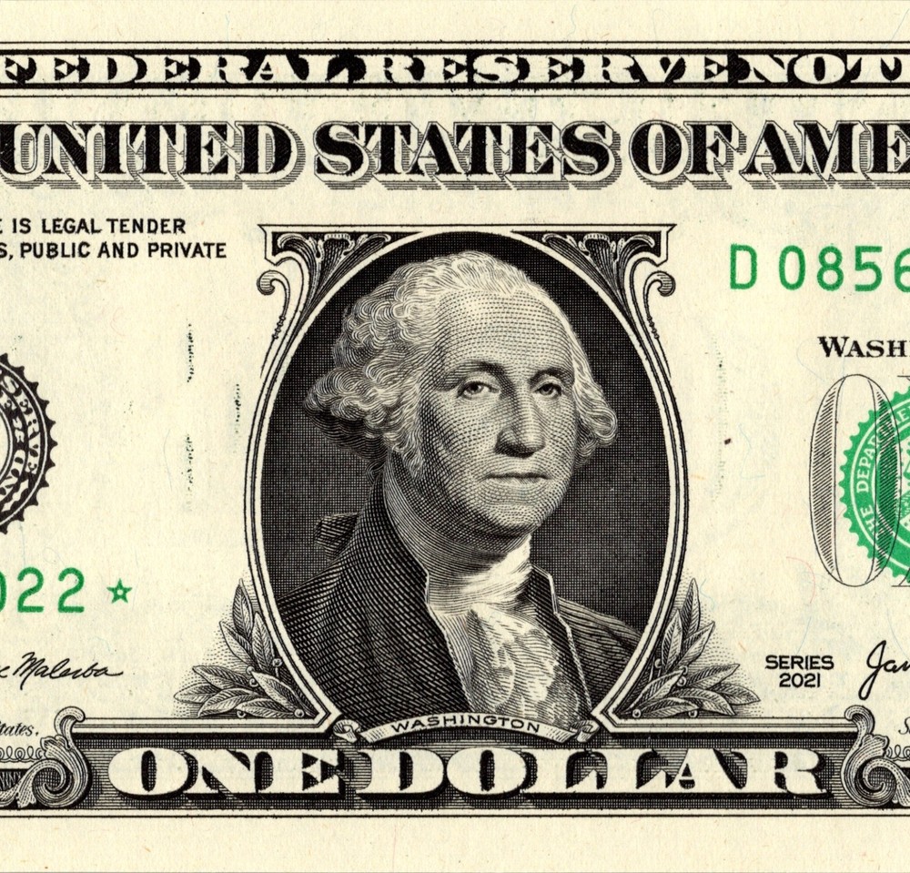 2021 D Star Note One Dollar Bill Regular Run Pack Note D08561022*