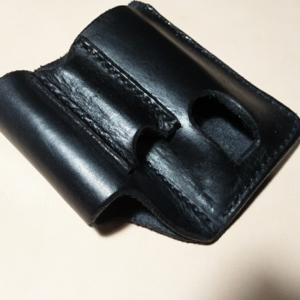 EDC Leather Pouch Leatherman Flashlight Tactical Pen Tool Pouch