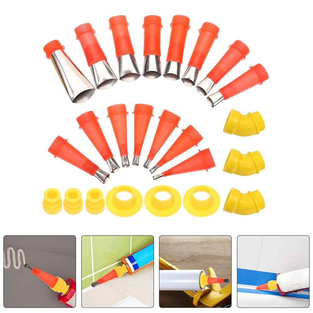 Nozzle for Caulking Tips Set Extension Replacement Finisher Tool