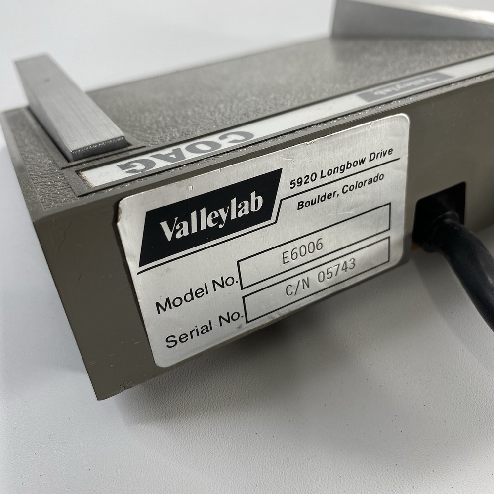 Valleylab E6006 Foot Switch Untested!