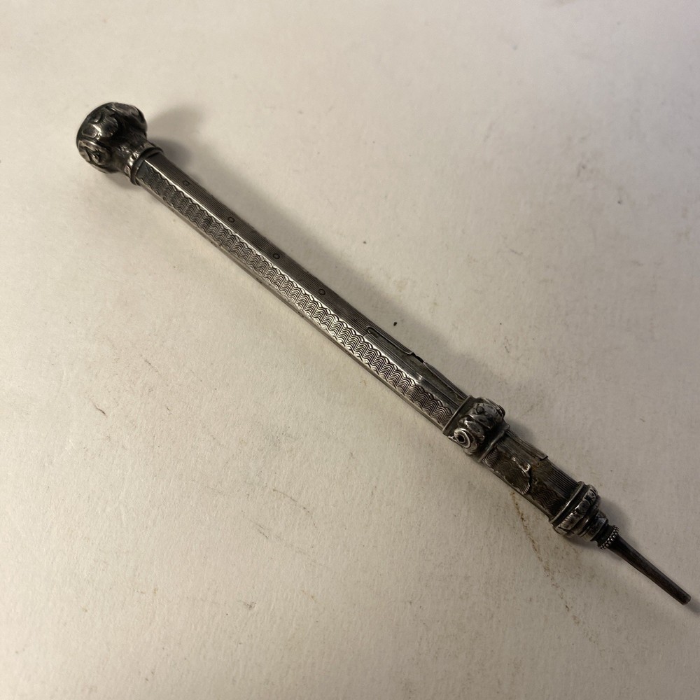 Antique Victorian Telescoping Mechanical Pencil READ