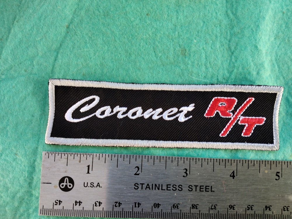 Dodge Coronet RT   Service Parts Uniform  Patch